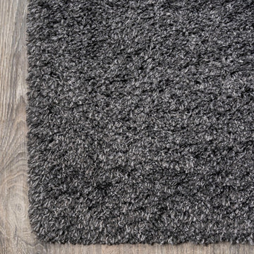Groovy Solid Shag Area Rug